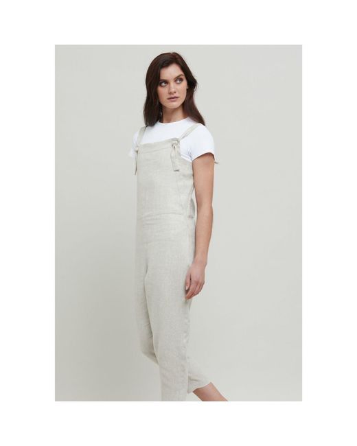 Helen Mcalinden Gray Oakley Oatmeal Overalls