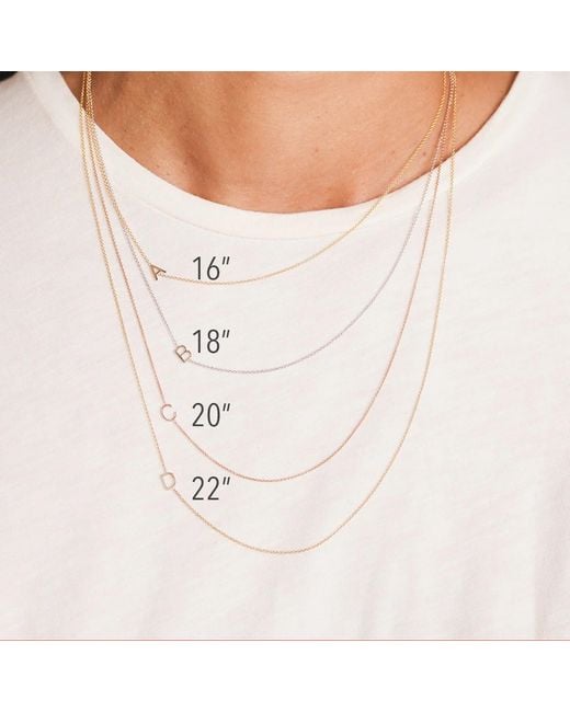 Maya Brenner Metallic 14K Asymmetrical Charm Necklace