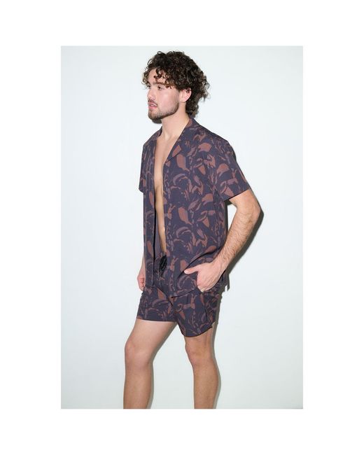 Playaluxe Purple Saint Tropez Cabana Set Espresso for men