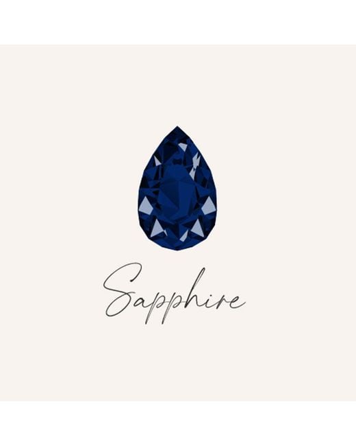 Charlotte's Web Jewellery Metallic September Birthstone Necklace