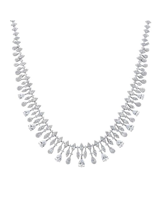 Latelita London Metallic Duchess Moissanite Statement Necklace