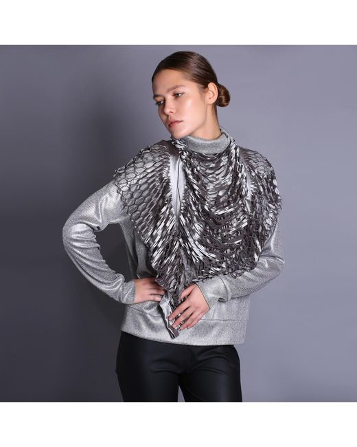 Silvia Serban Gray Multifunctional Accessory