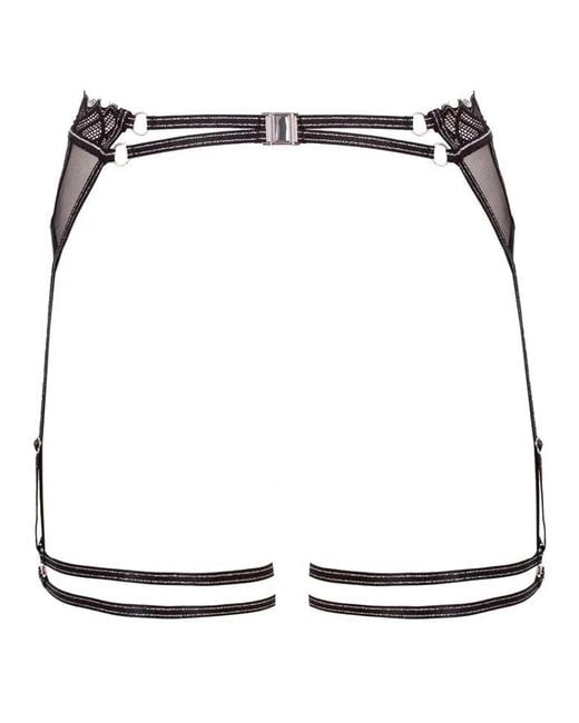 Bracli White Manhattan Harness Garter