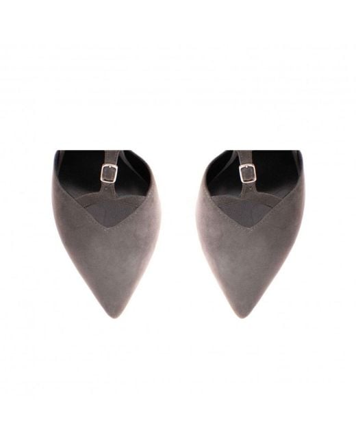 The 5Th Element Gray Freya T-Strap Pumps