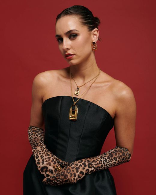 Ornare the Label Metallic Palatial Earrings