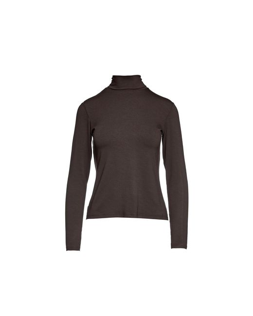 Conquista Black Long Sleeve Polo Neck Jumper