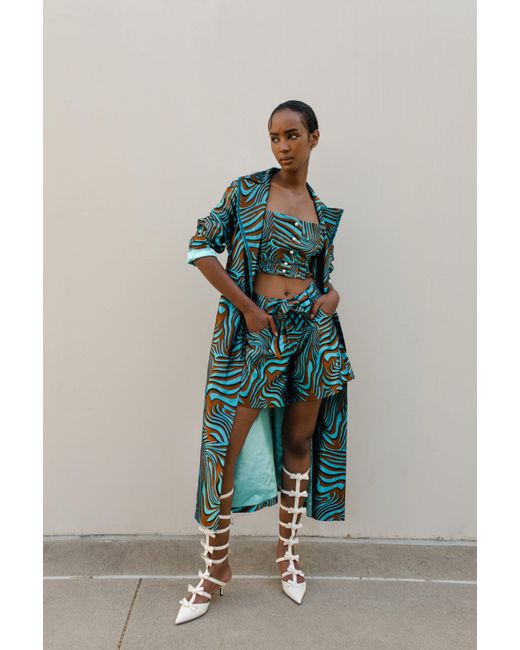 Andreeva Green Mint Marilyn Coat