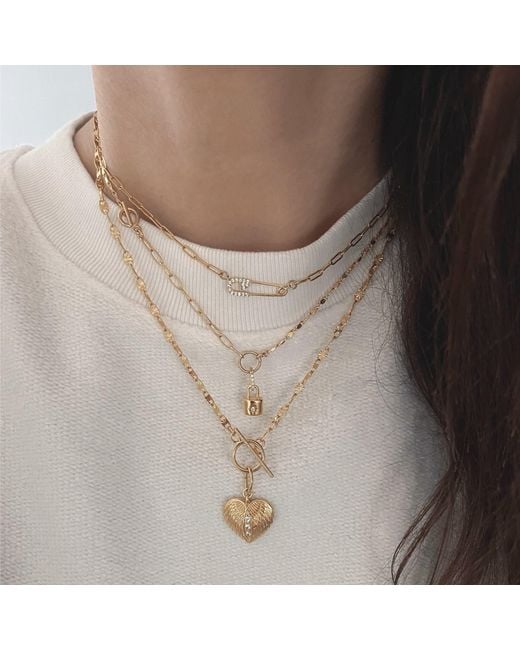 IN CAUDA VENENUM Metallic Milo Necklace