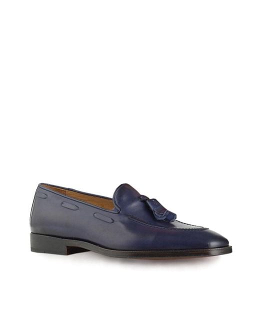 Mariano Shoes Blue Sagres Loafers for men