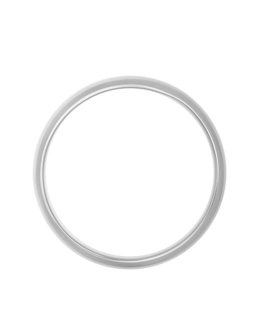 Nialaya Gray Classic 12Mm Round Bangle