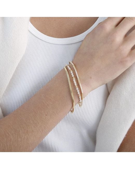 Argento Vivo Metallic The Snake Chain Bracelet
