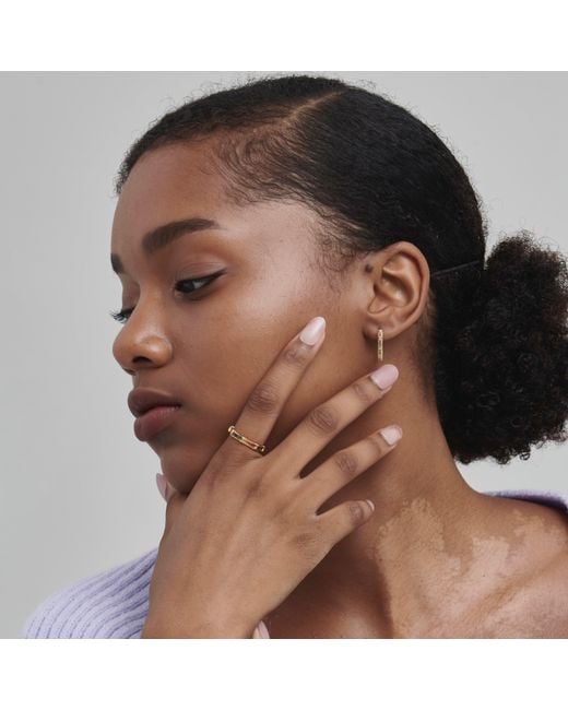 Shabella Nyc Metallic Stack Ring