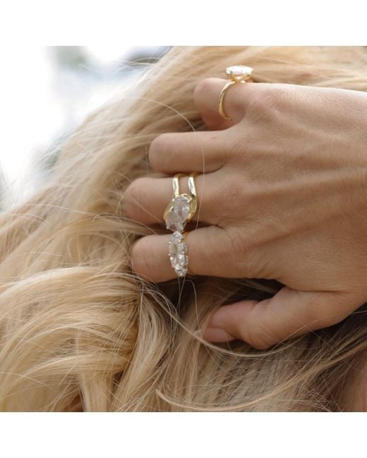 Onewildone Metallic The Rest Of The World Can Wait Ring