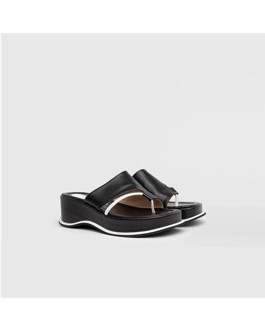 Ilvi Black Masal Leather Slide