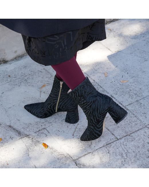 Alterre Black Hairy Zebra Boot