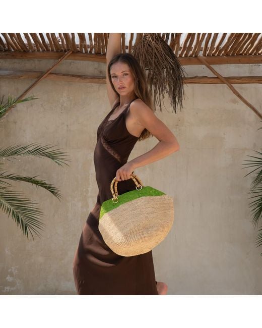 Zanatany Concepts Green Chainette- Bag