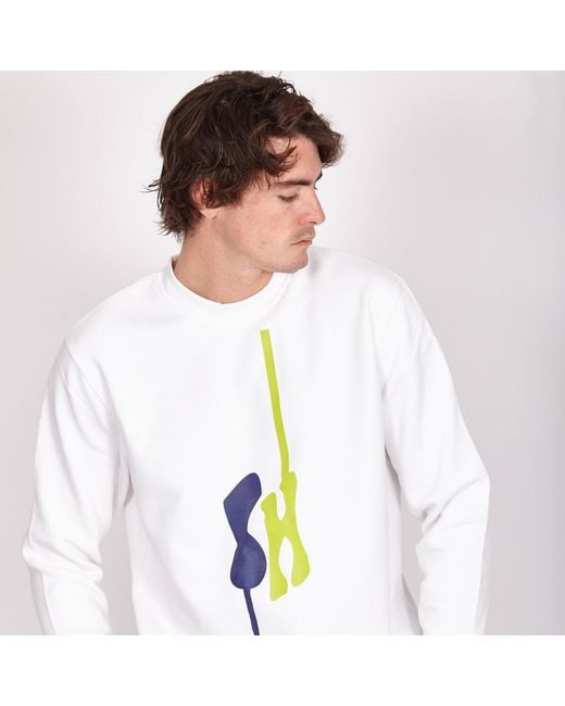 SOHUMAN White Rie Sustainable Sweatshirt