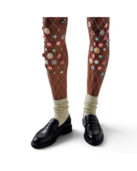 HIGH HEEL JUNGLE by KATHRYN EISMAN Natural Aurora Tights