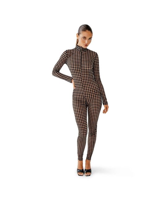 Perilla Lingerie Black Oxford Jumpsuit