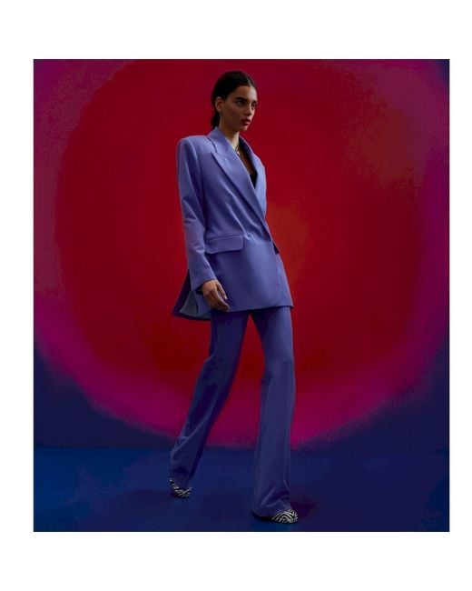 AGGI by HALEWSKI Purple Kyle Opulence High Waist Trousers