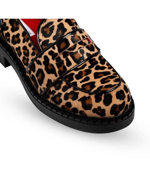 Rosamund Muir London Brown Neutrals Stratford Leopard Print Loafers