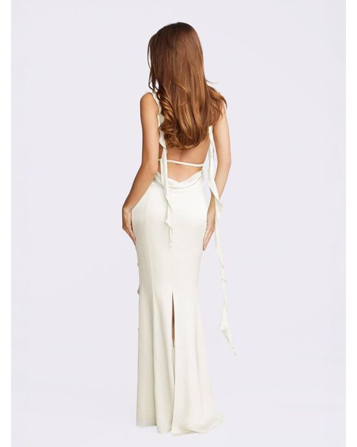 Nana Jacqueline White Caroline Dress