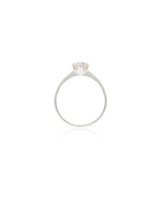 Lee Renee White Morganite Petal Ring