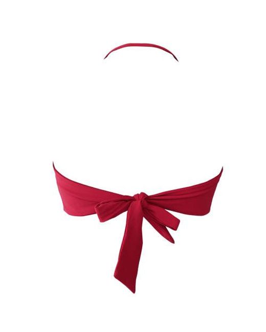 Lula-Ru Red Laura Bikini Top