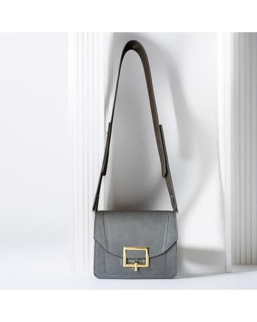 Deanog Gray Crossbody Bag Mila Graphite