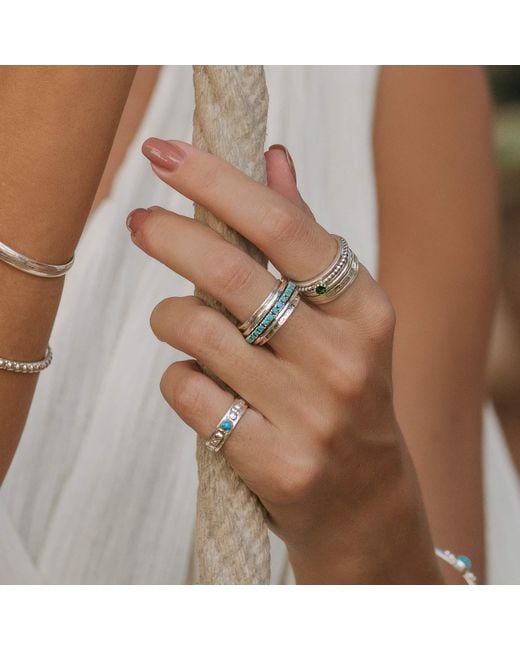 Charlotte's Web Jewellery Blue Parvati Spinning Ring