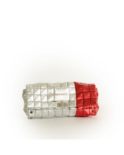 Monade Red Pouch Bag Shine