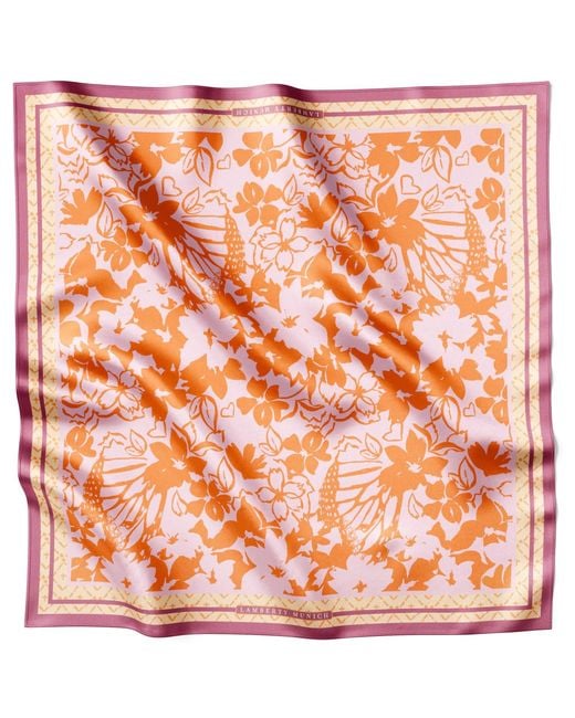 Lamberty Munich Orange Spring Florals