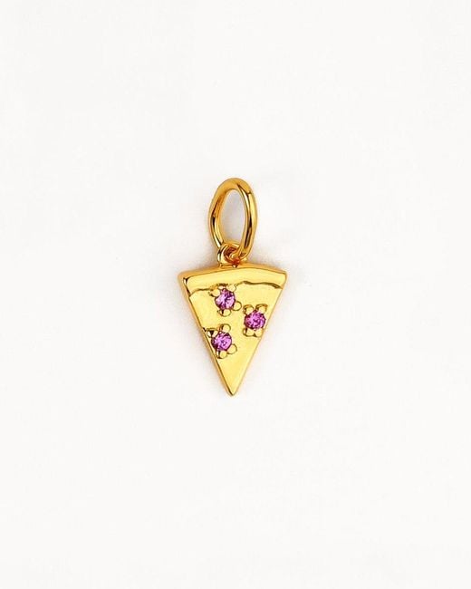 Zynnia Collective White Pizza Slice Charm