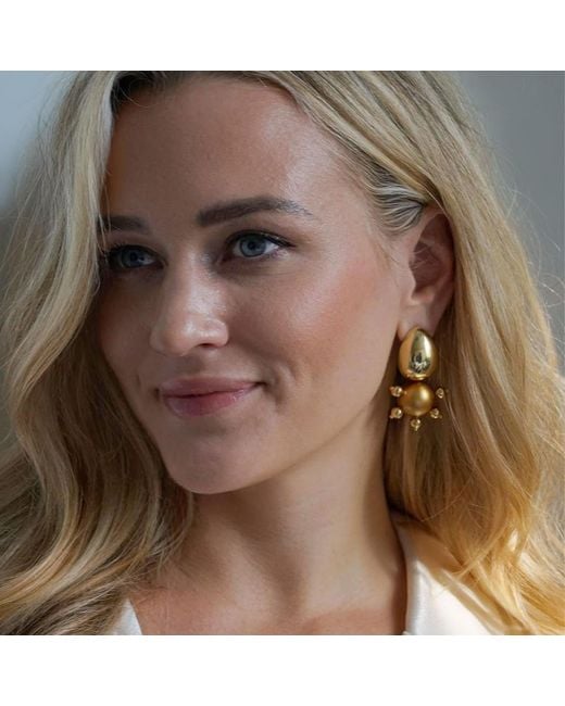 Saule Label Metallic Tulia Earrings