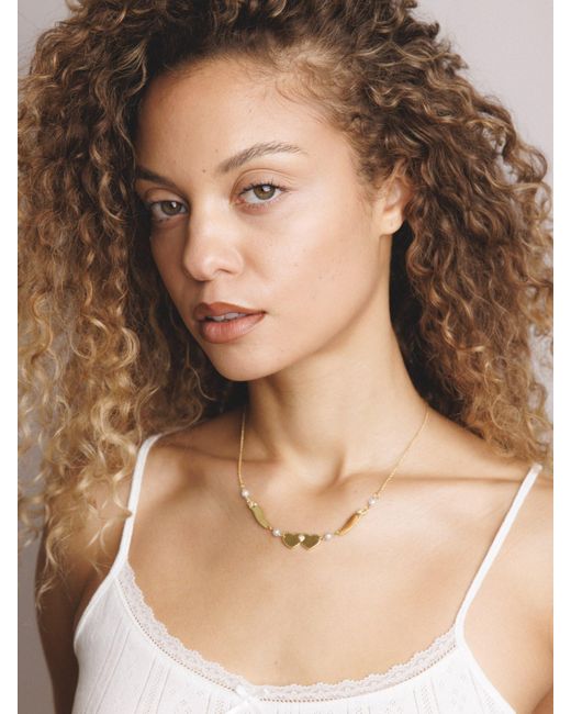Déclarer Metallic Wings Of Love Necklace