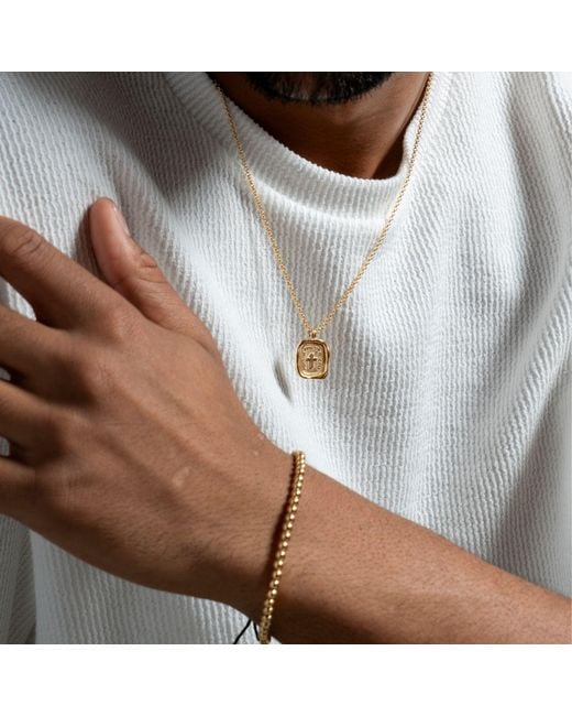 Dower & Hall Metallic Success Talisman Necklace for men