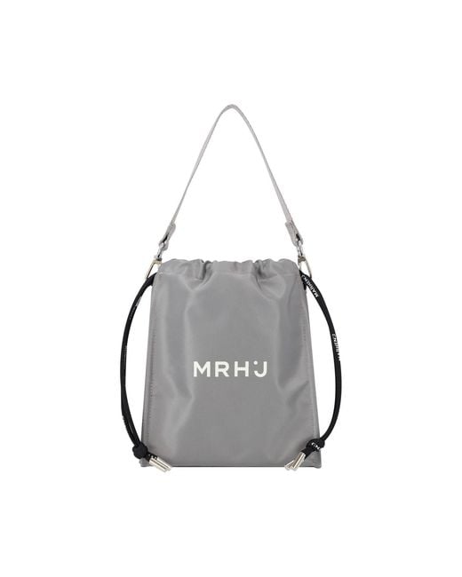 MARHEN.J Black Recycled Nylon Mini Cross Bag