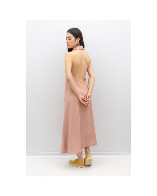 Bianca Popp Brown Bareback Dress
