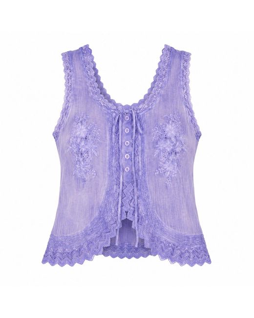 Muche Et Muchette Purple Cannes Top