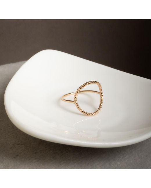 Kate Koel Metallic Karma Circle Ring