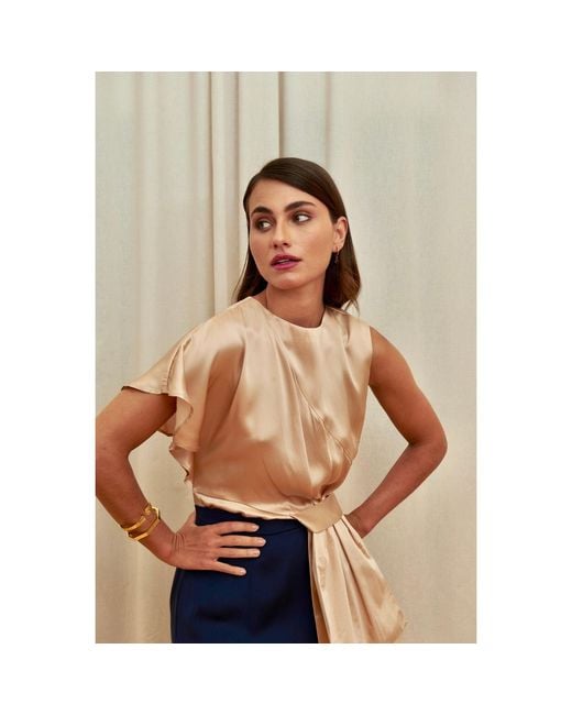 Eternoir Pink Neutrals Golden Poise Top