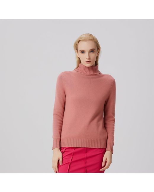 Smart and Joy Red Turtle Neck Jumper
