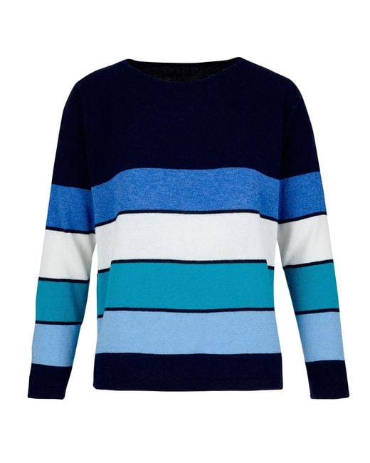 At Last Blue Cashmere Mix Sweater