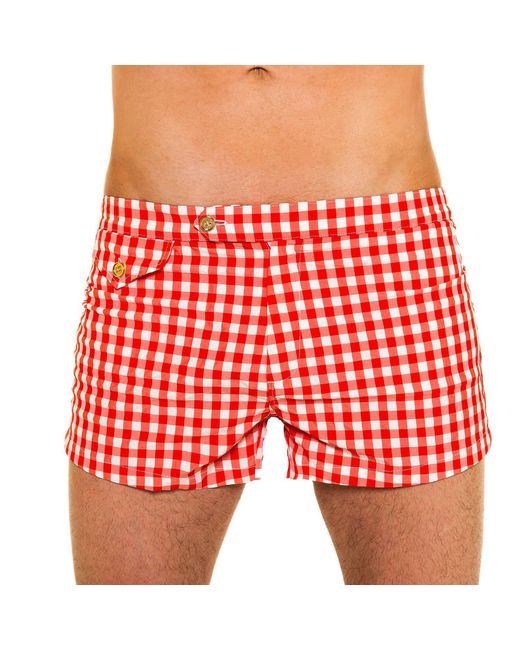 Pier Sicilia Red Ugo Checked for men