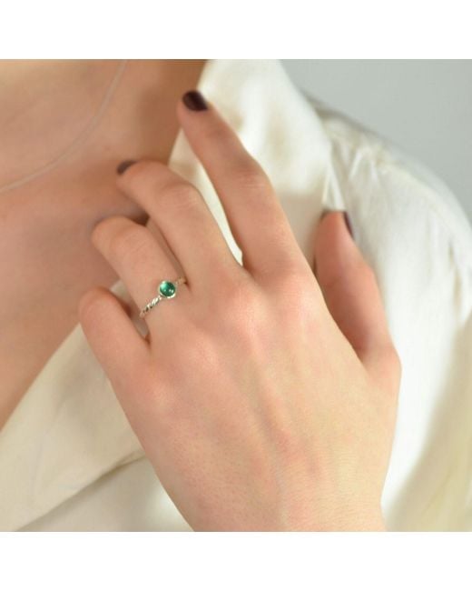 The Jewellery Store London Green May Birthstone Ring