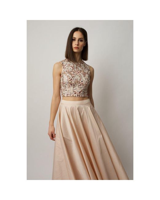 Raishma Pink Blush Crop Top