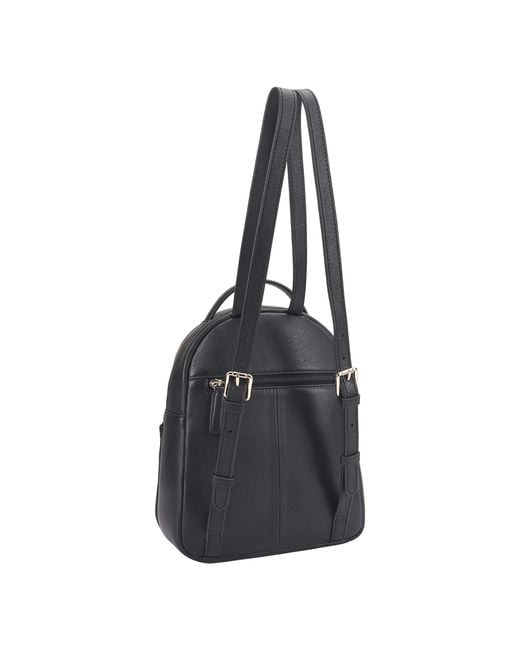 Paul Costelloe Black Laval Leather Backpack