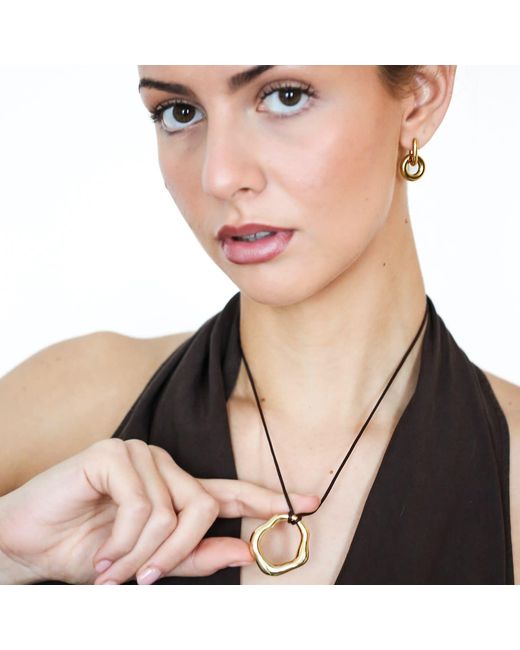 Miss Cecilia Metallic Orbit Hoops