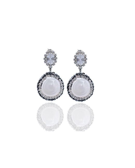 Bayemeyc Black Elegante Pearl Earrings