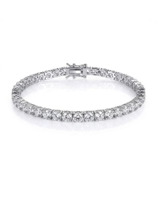 Ormiro Metallic Courtshine Tennis Bracelet
